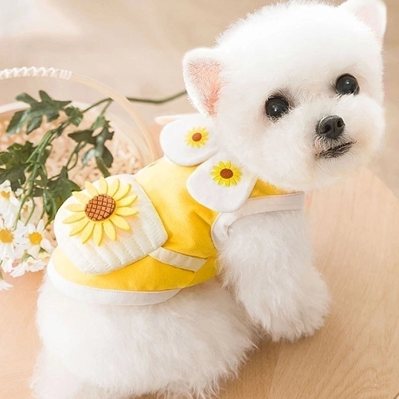 Cute Thin Breathable Pet Puppy Cat Clothes