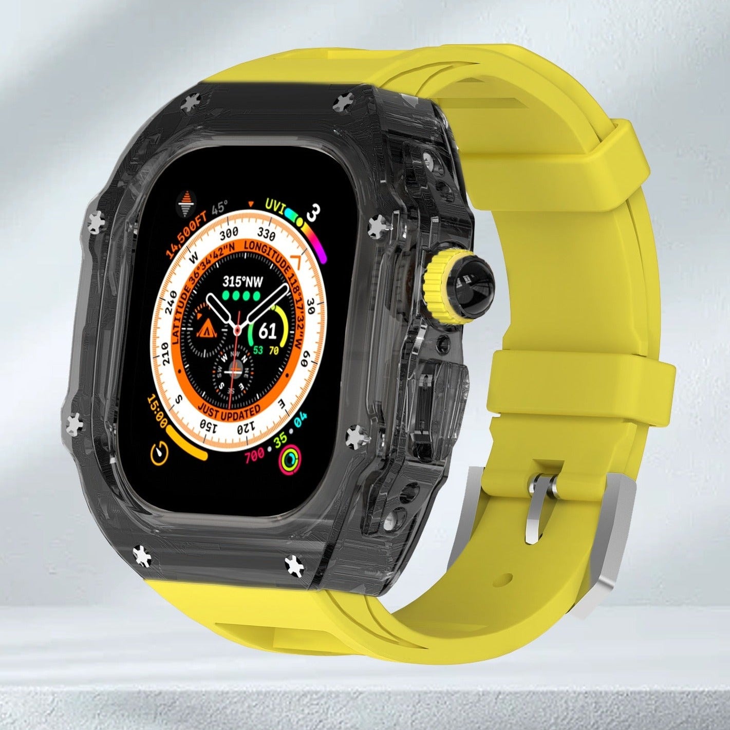 Transparent Luxury Apple Watch Cases for Apple Watch Ultra and Ultra 2