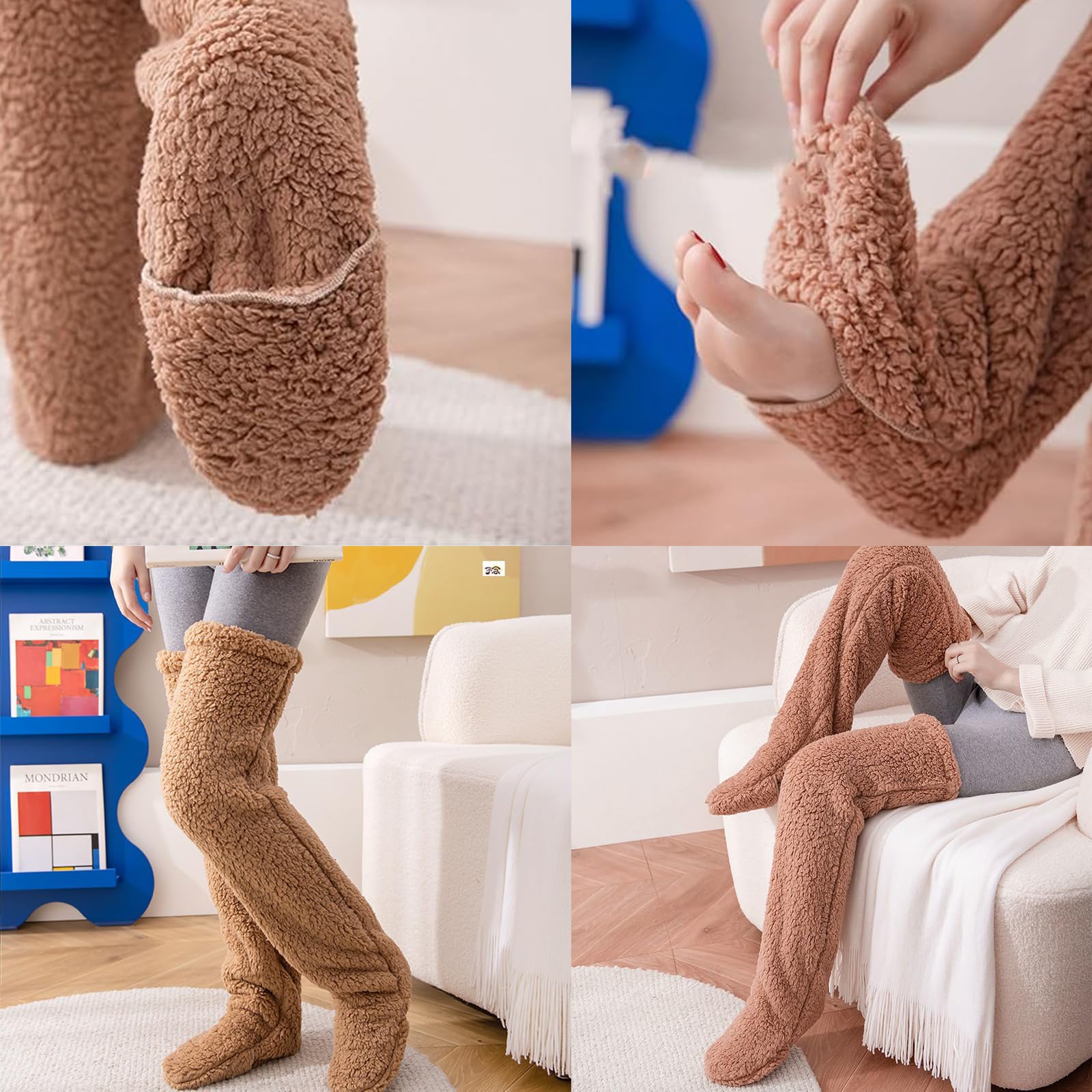 🔥49% OFF🔥Teddy Legs Long Socks🧸