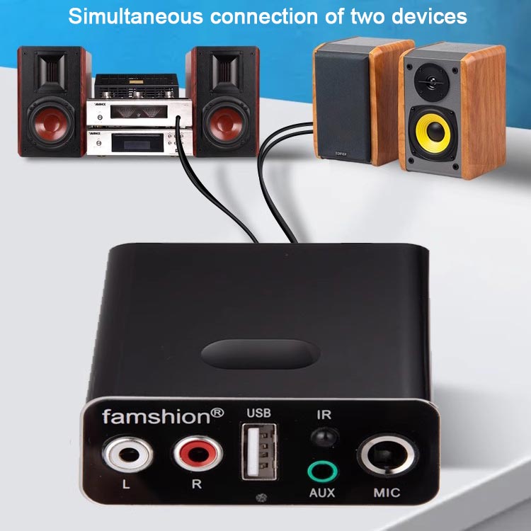 Bluetooth Receiver with Remote Control for Old Style Amplifiers