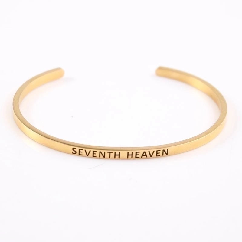 2 Pieces Casual Minimalist Letter 304 Stainless Steel Stainless Steel Bracelets In Bulk