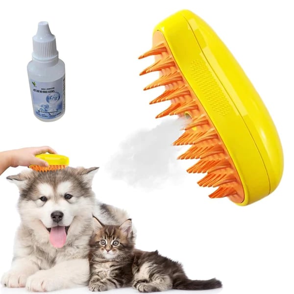 Cozyk™ Patented Exclusive Rechargeable Steam Pet Brush