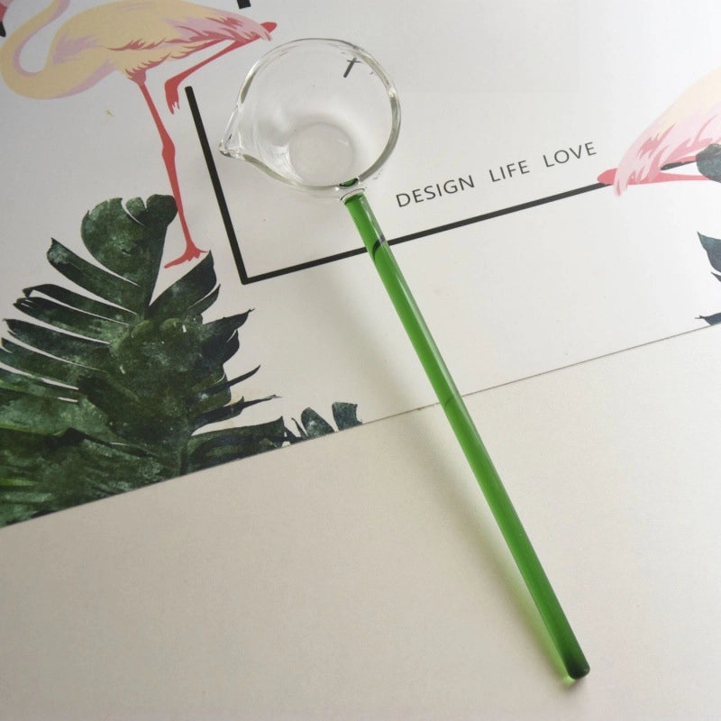High Borosilicate Heat-resistant Glass Spoon Glass Spoon Hot Oil Spoon Can Be Directly Heated By Open Flame