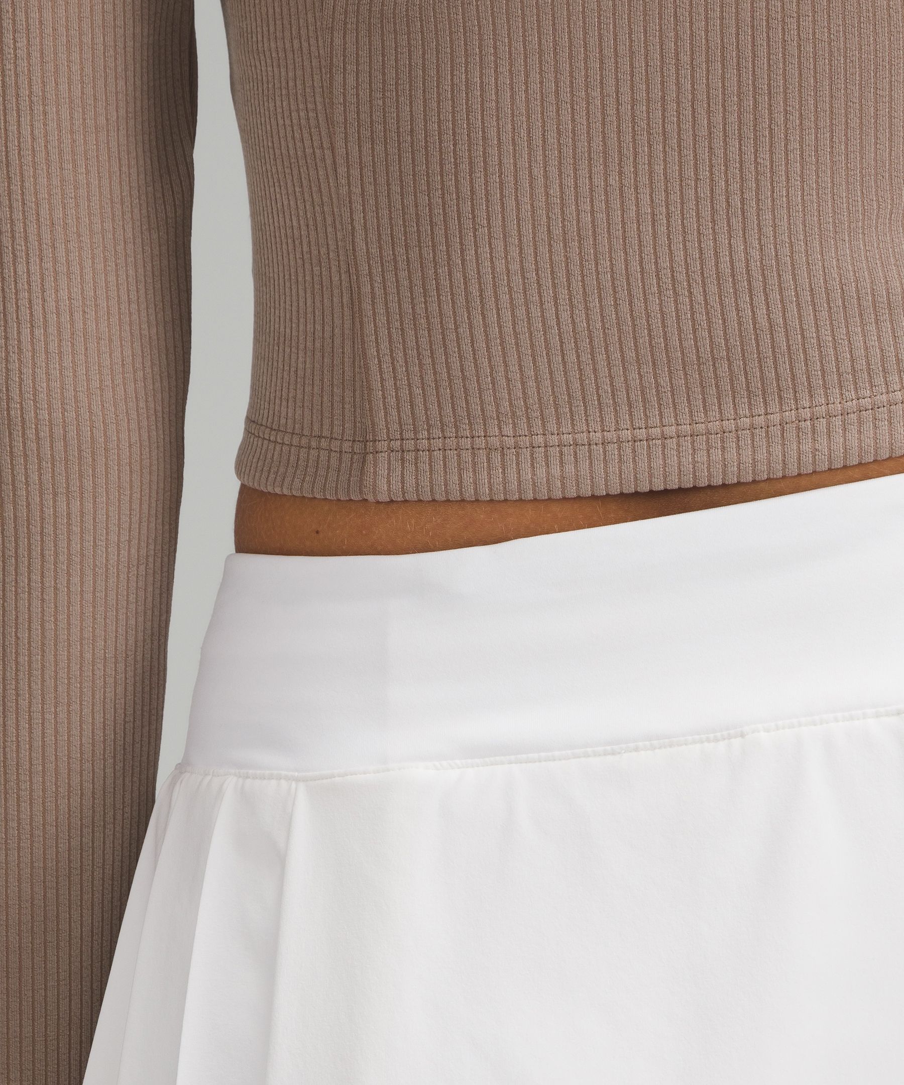 Ribbed Softstreme Asymmetrical Long-Sleeve Shirt