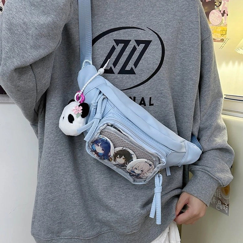 Women's Classic Style Streetwear Solid Color Nylon Waist Bags