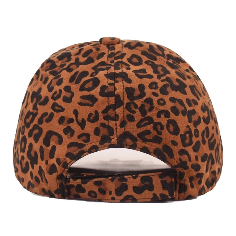 Women's Retro Leopard Crimping Baseball Cap
