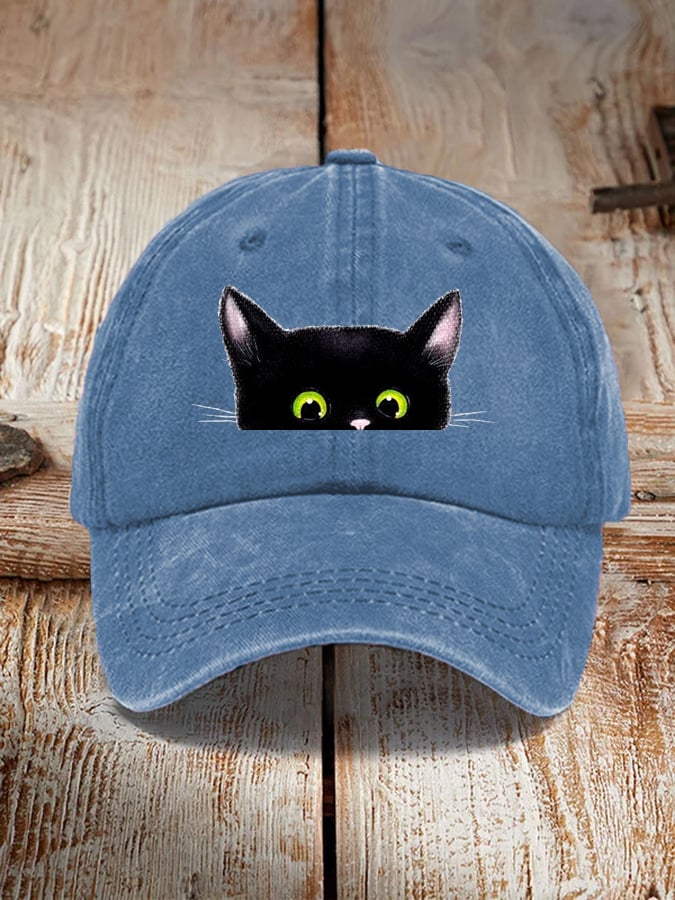 Cute Black Cat Hat