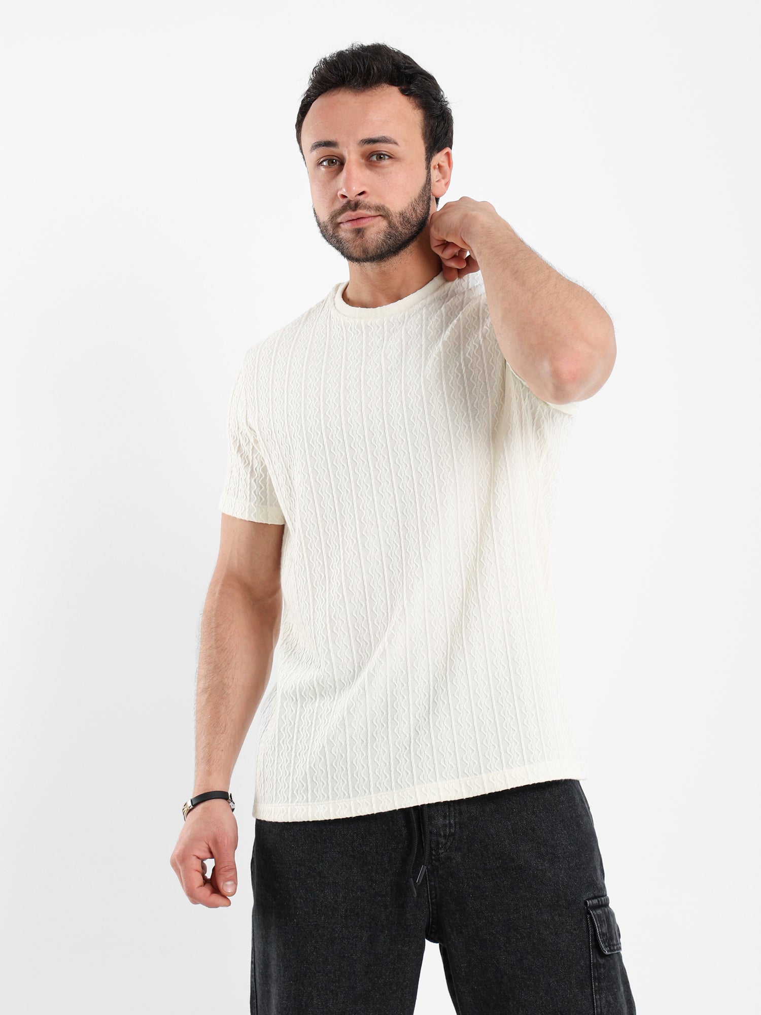 Textured T Shirt