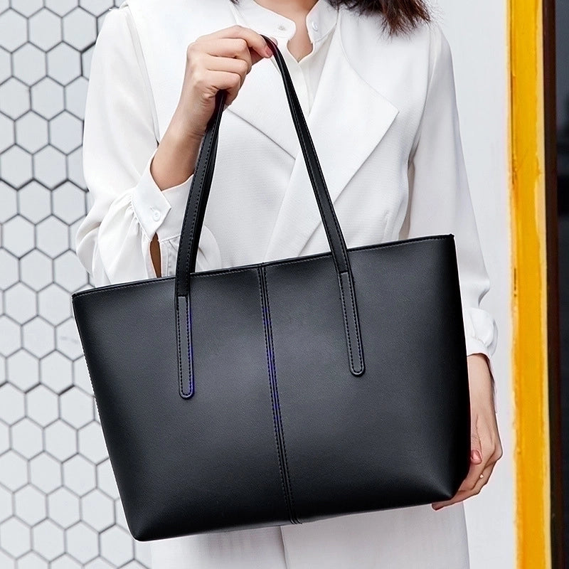 Women's Large All Seasons Pu Leather Fashion Tote Bag