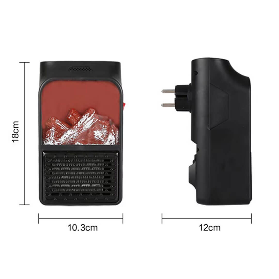 1000W Mini Electric Wall Heater with Remote
