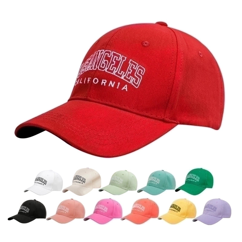 Unisex Minimalist Letter Embroidery Curved Eaves Baseball Cap