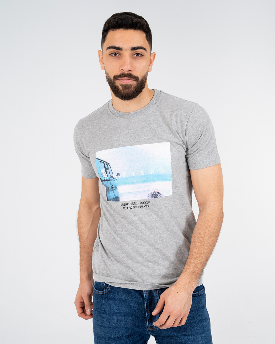 Mens Printed Short Sleeve T-shirt