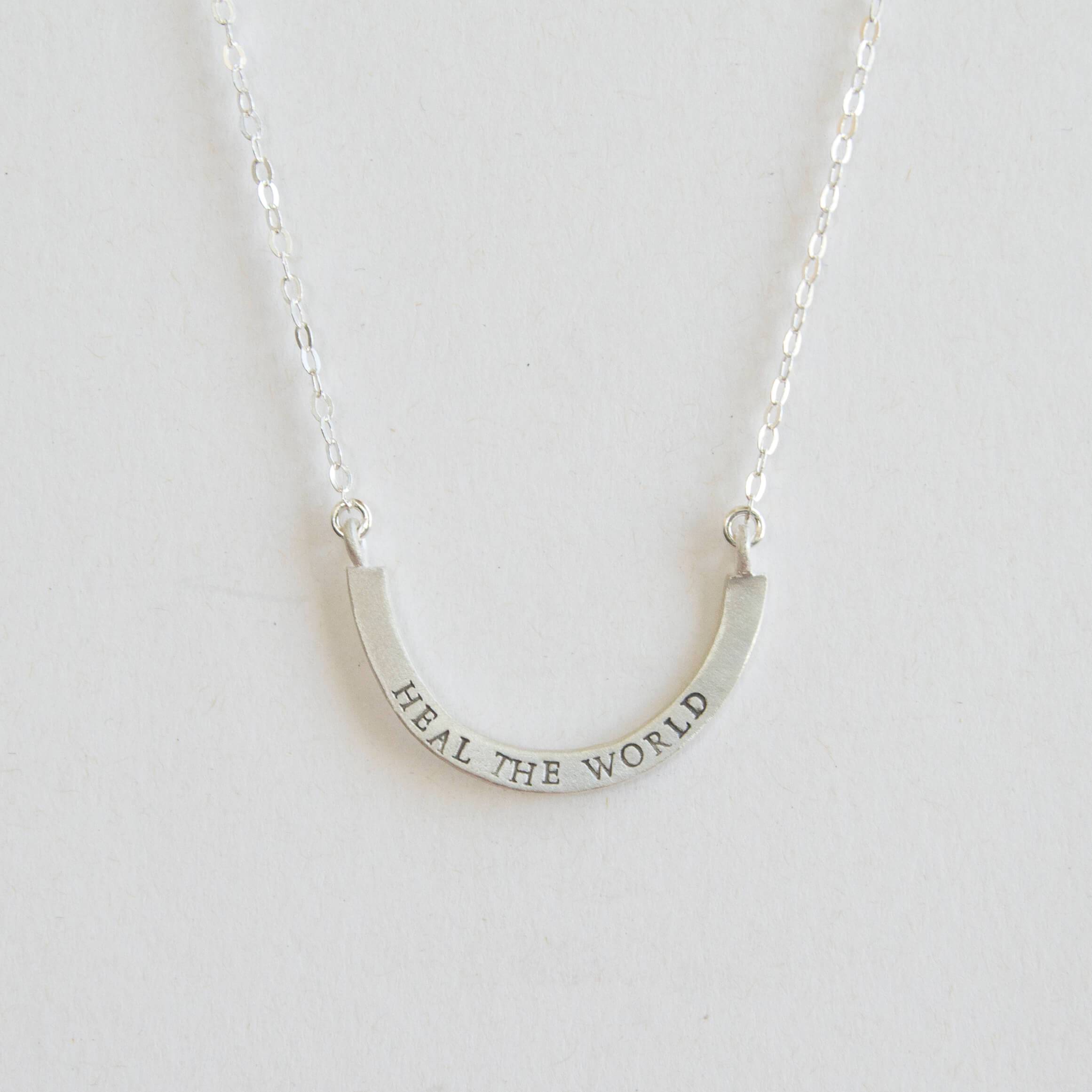 Tikkun Olam Cup Half Full Necklace