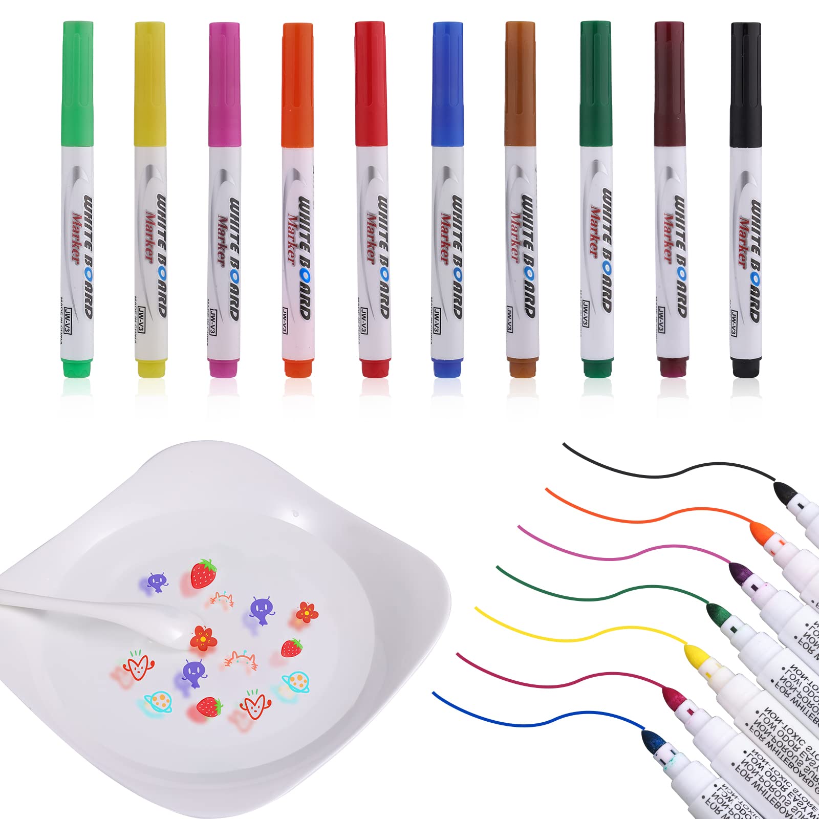 One of its kind Imported stickers making markers for Childrens Magical Water Painting 8 Pcs Marker Set Rs 999