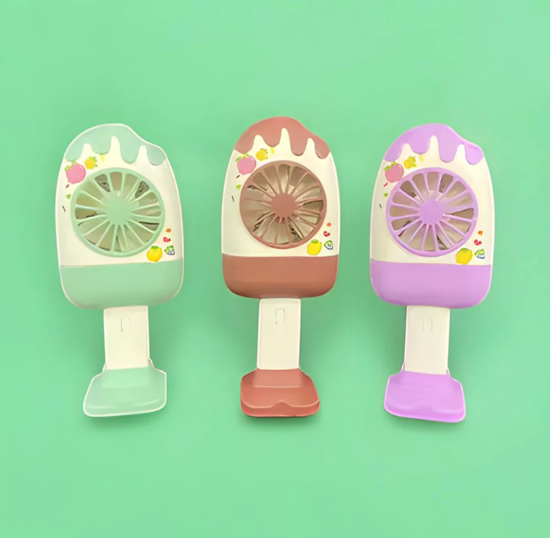 Mini Popsicle Hand Fan