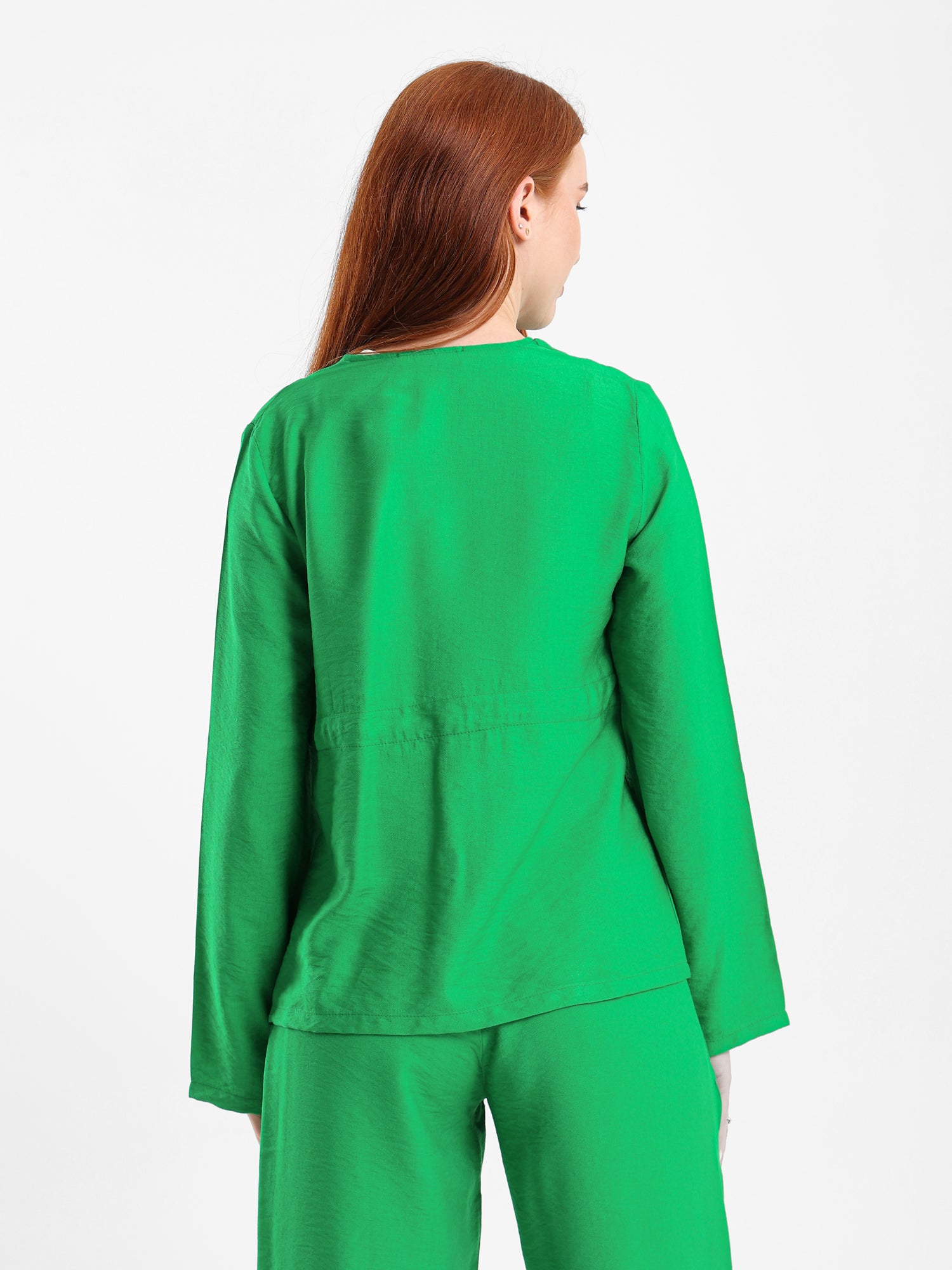 Drawstring Waist Cardigan