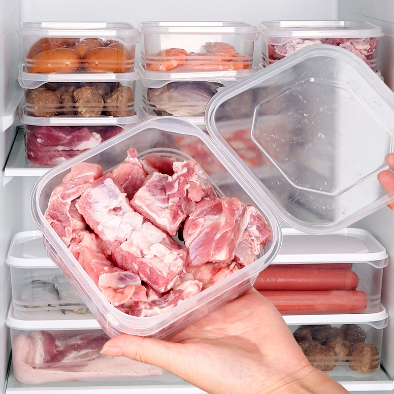 Minimalist Square Plastic Storage Container Box