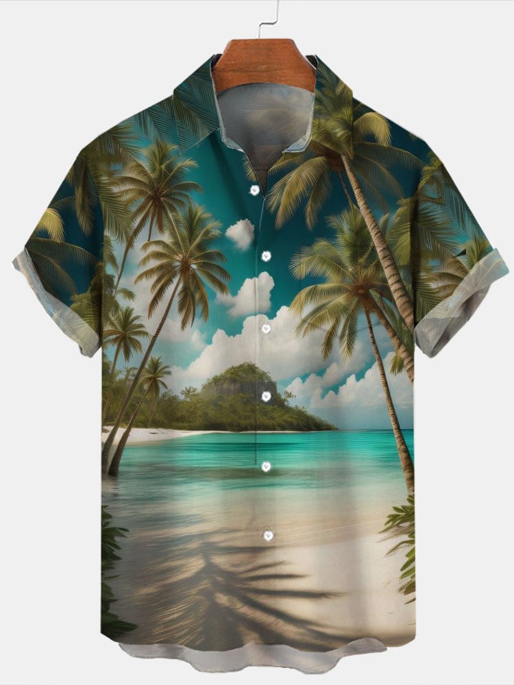 Hawaii Vacation Short Sleeve Pocket Shirt