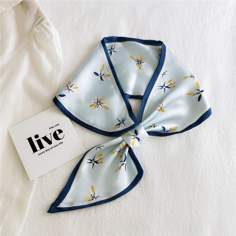 Fashion Printing Small Silk Scarf