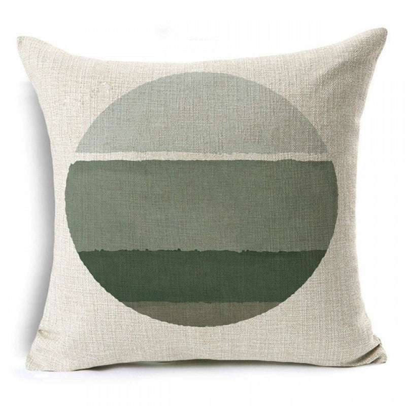 Vacation Plant Linen Pillow Cases