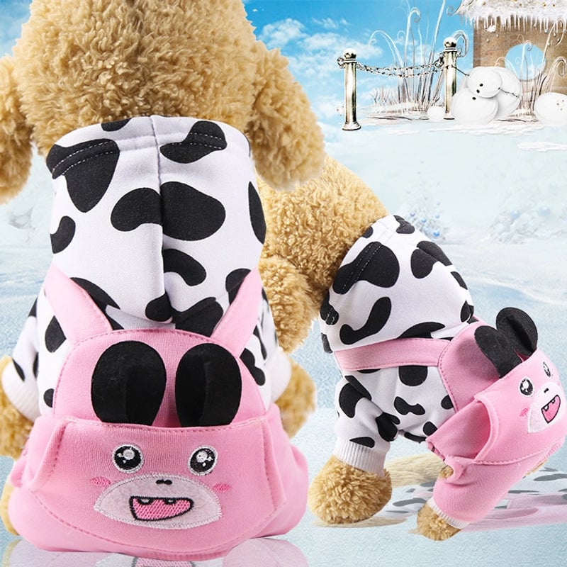 Four Leg Transformation Warm Pet Dog Cat Clothes Teddy Fadou Autumn And Winter Clothing Products Warm Thickened