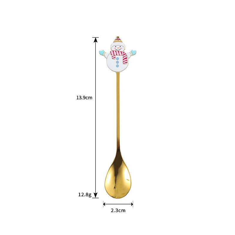 Christmas Fashion Cartoon Stainless Steel Tableware