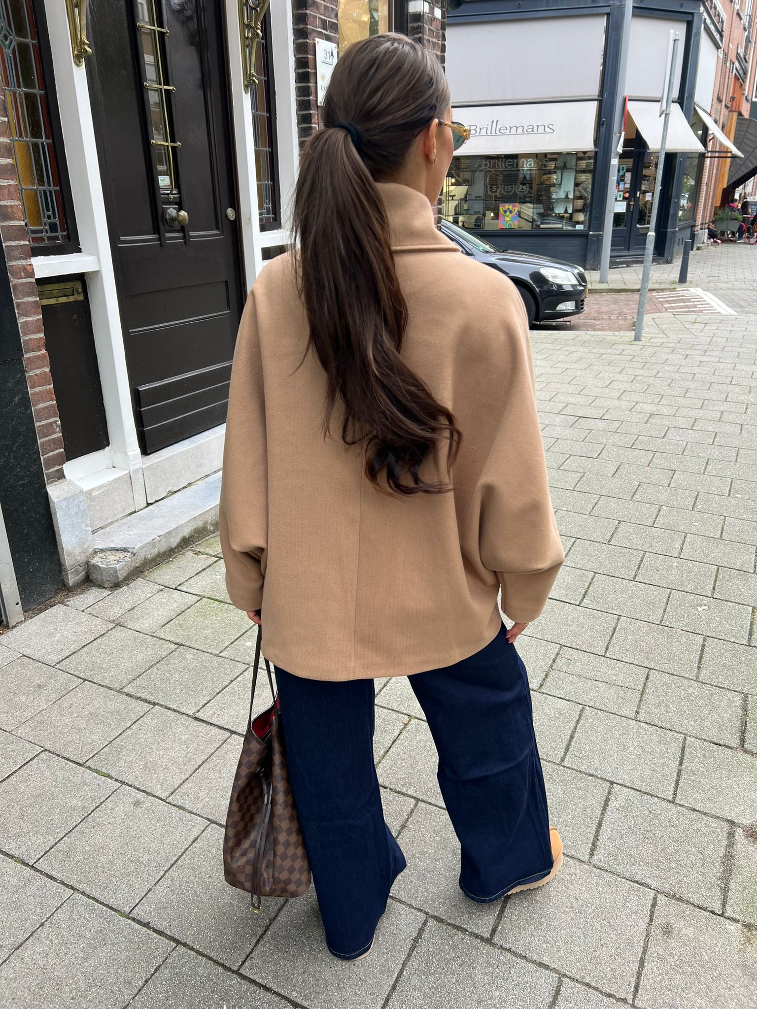 Rosa Mantel Jacket Camel