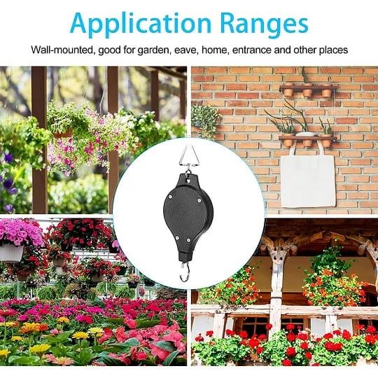 🔥SUMMER HOT SALE - Retractable Hook For Garden Baskets Pots. Birds Feeder