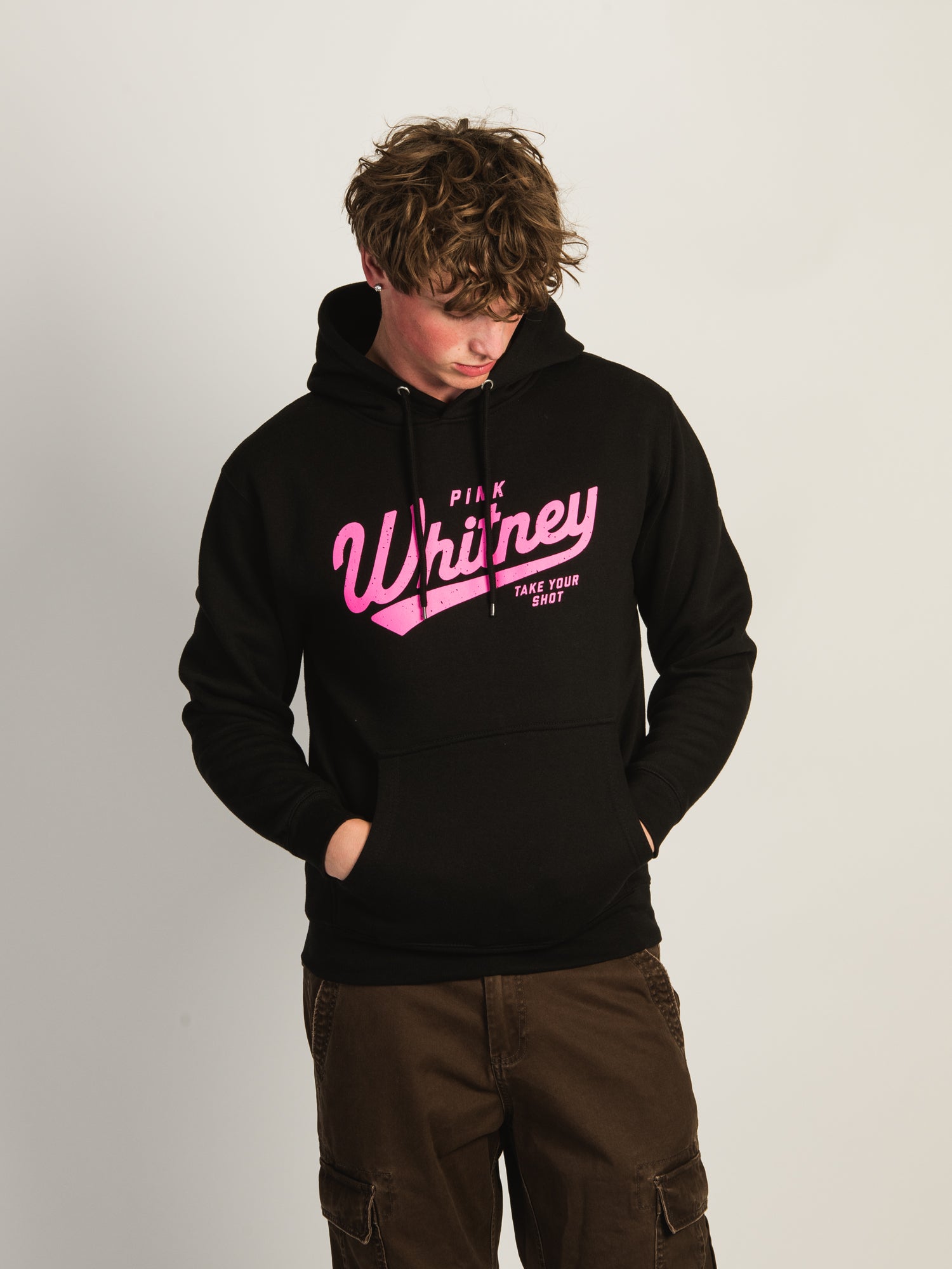 BARSTOOL SPORTS PINK WHITNEY PULLOVER HOODIE