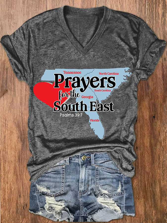 Women's Prayers for the South East. Psalms 39:7 printed T-shirt