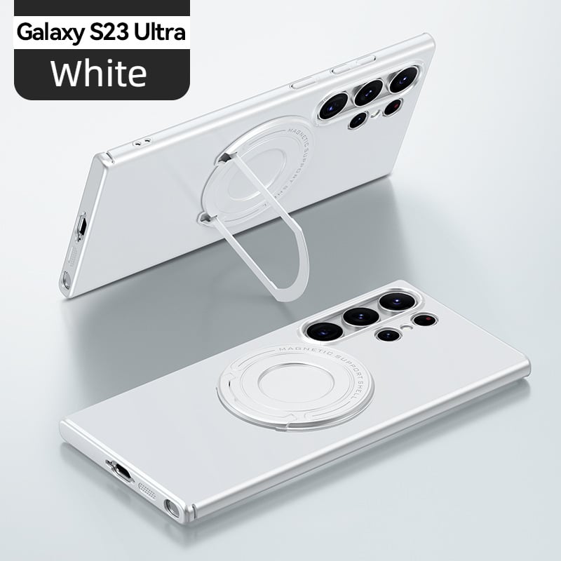 Matte Invisible Stand Magnetic Case For Samsung S23/ S23+/ S23 Ultra
