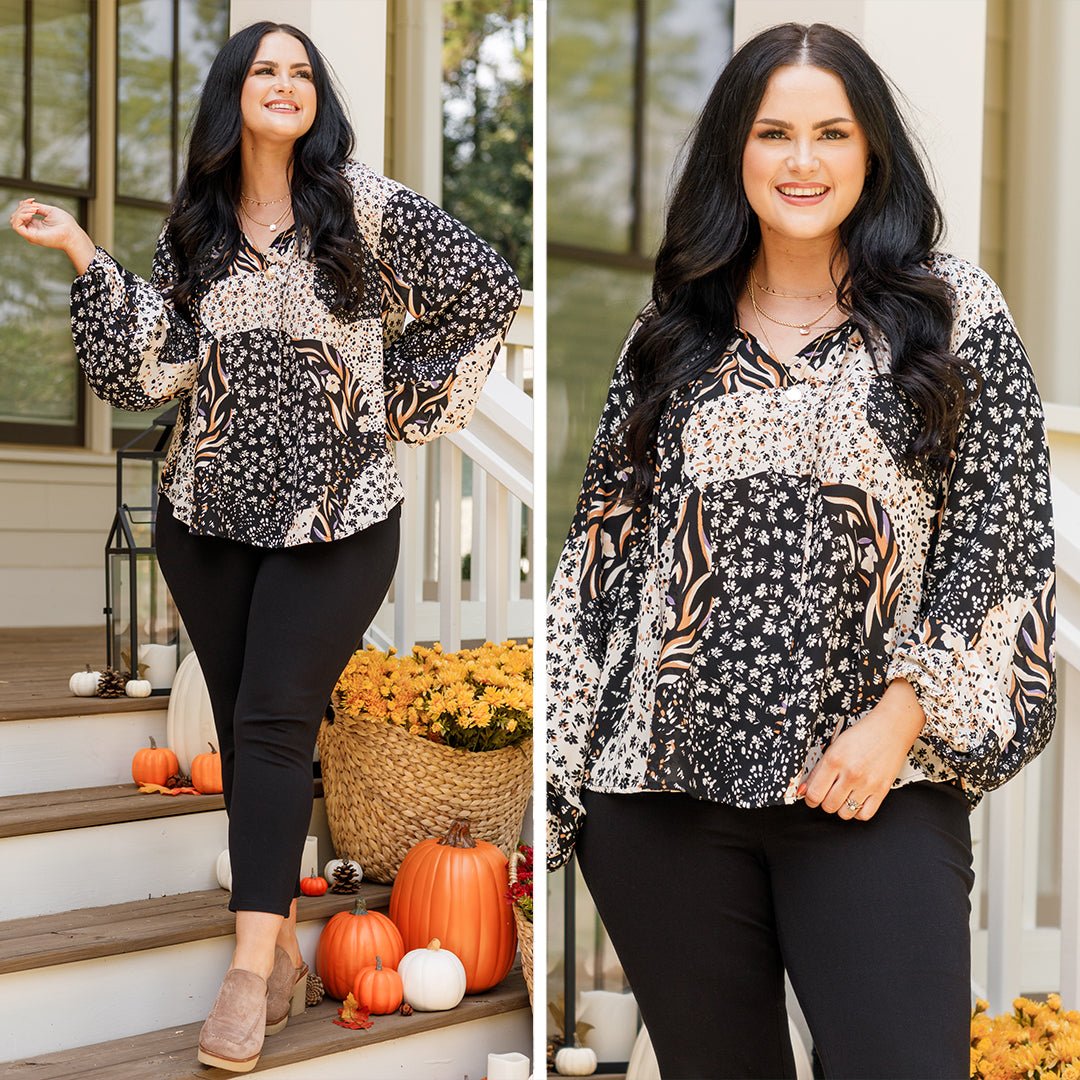 The Thursday Blouse. Black