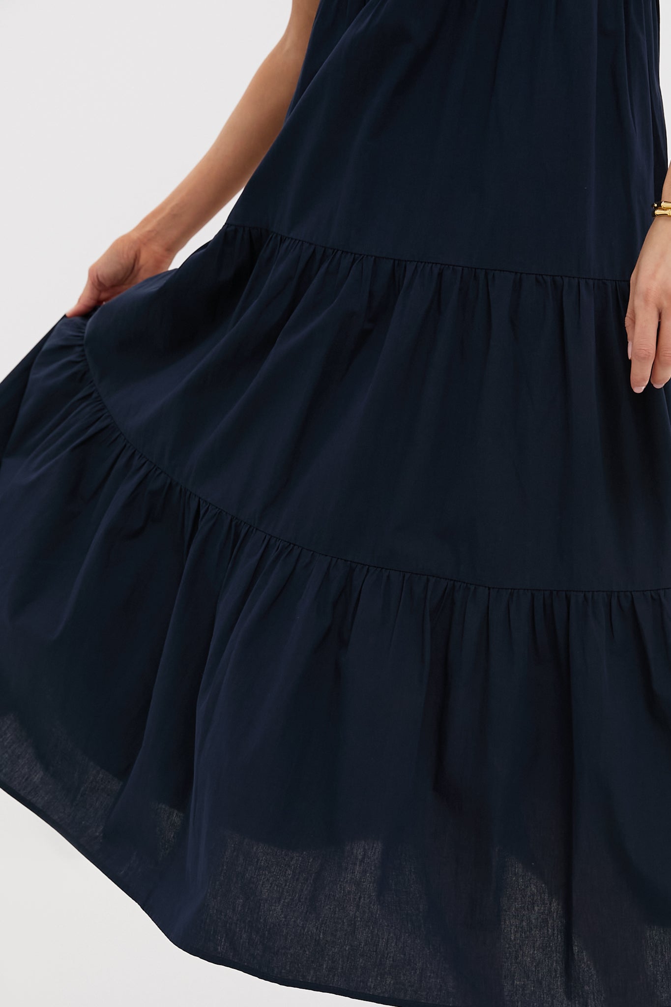 Navy Sleeveless Mabel Maxi Dress