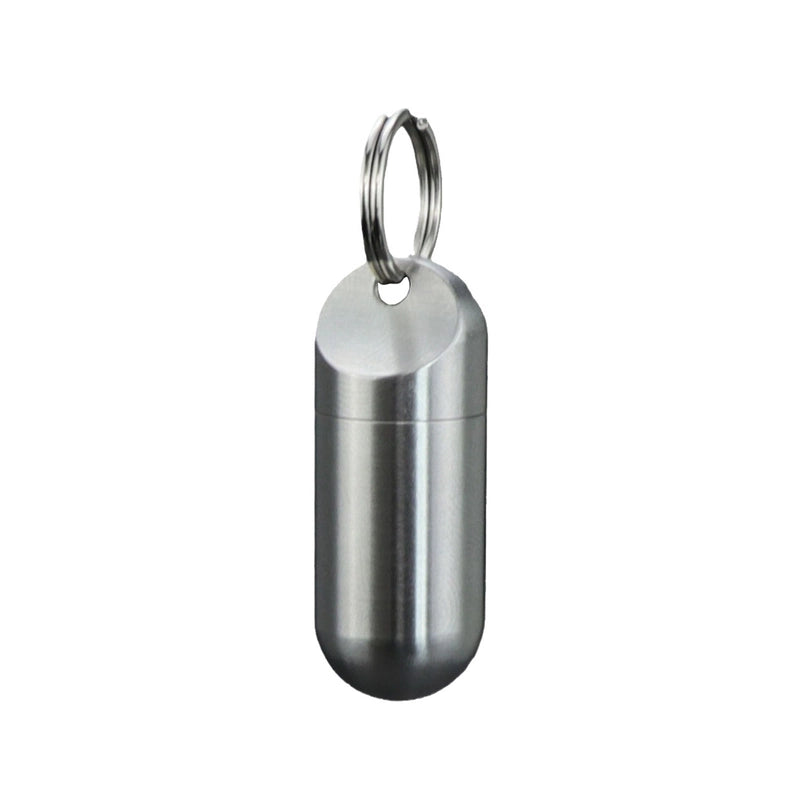 Titanium Alloy Portable Small Medicine Bottle Sealed Waterproof Warehouse Pill Bottle Outdoor Cartridge Capsule Medicine Box