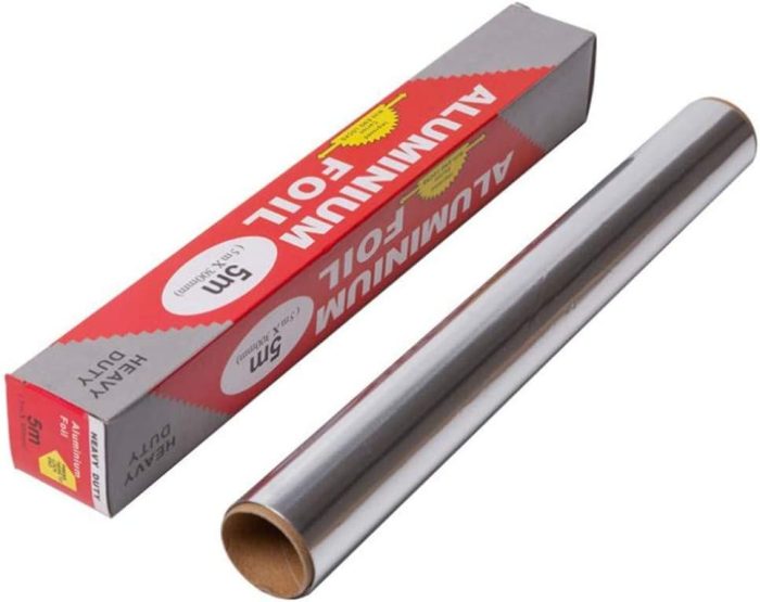 Disposable Roll Aluminium Foil -5M/ 10 M Household Food Grade Barbecue foils for Kitchen. Outdoor Barbecue. BBQ. Baking