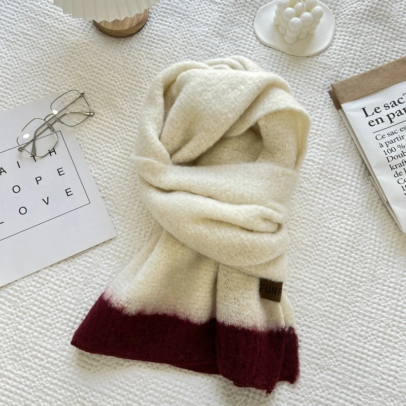 Women's Minimalist Classic Style Solid Color Polyester Scarf