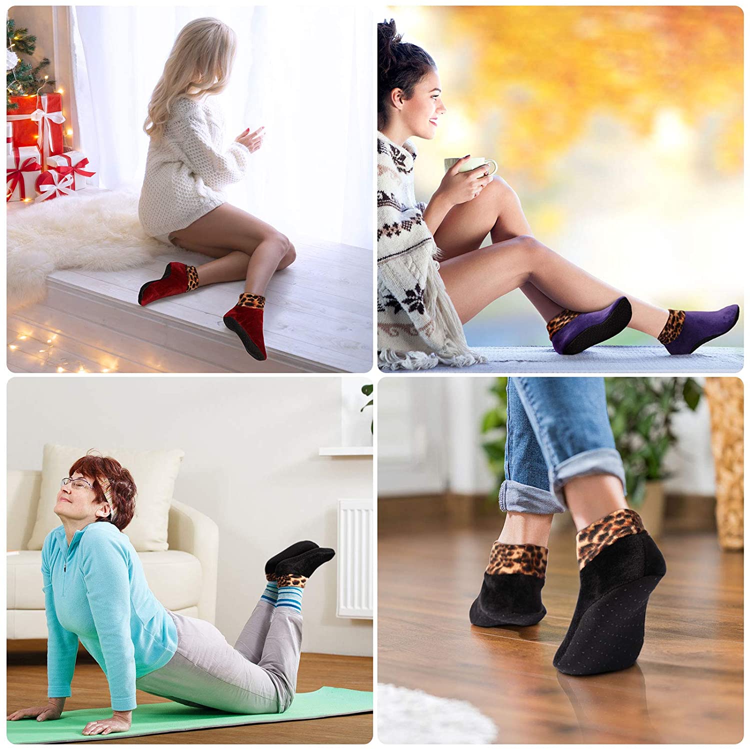 (🎁EARLY CHRISTMAS PROMOTION🎃) Indoor Non-slip Thermal Socks