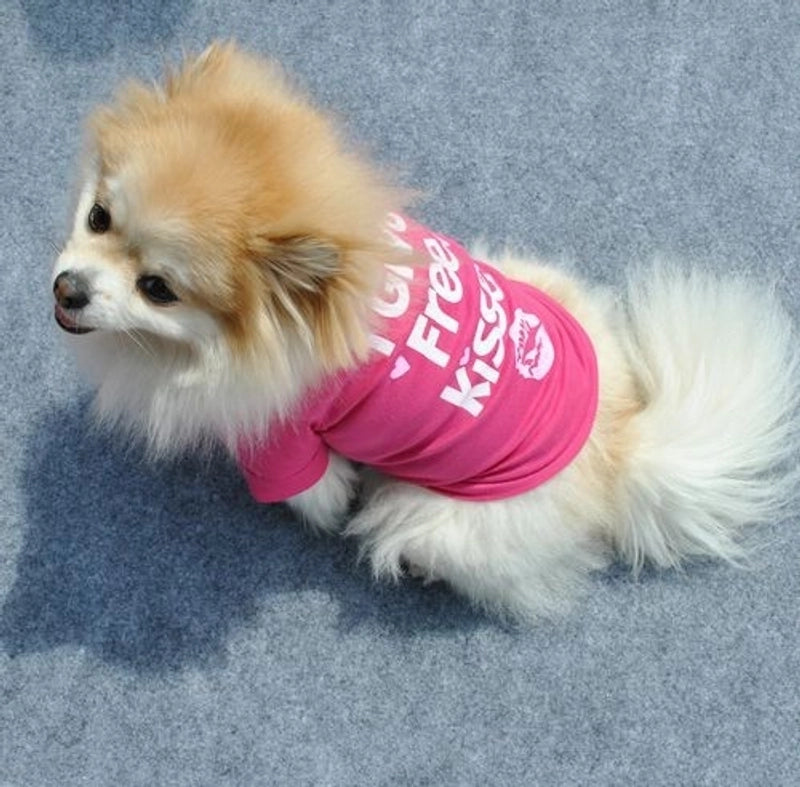 Sales Puppy Clothes Spring And Summer Short Sleeved T-shirt