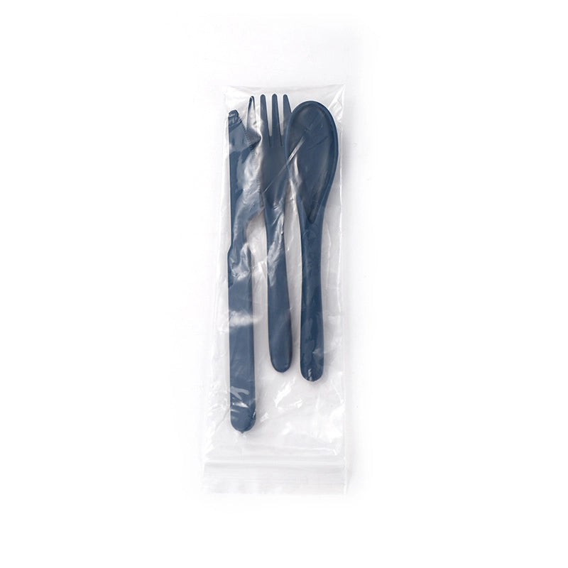 Casual Solid Color Wheat Straw Tableware 1 Set