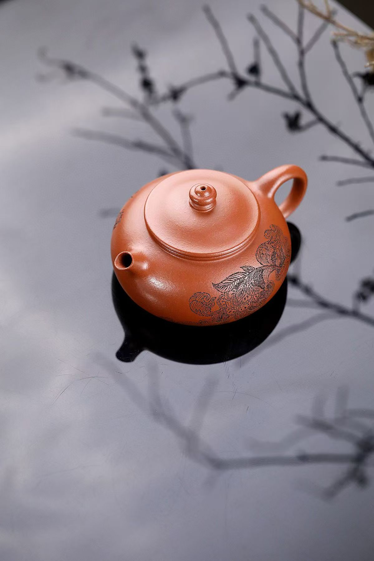 Yixing purple clay teapot from China