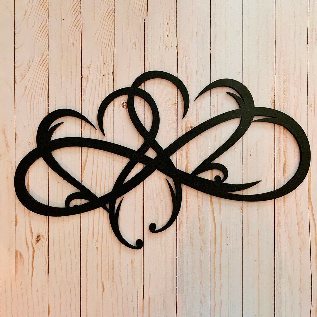 🔥Promotion 49% OFF - 💞Infinity heart-Steel wall decor Metal Wall art