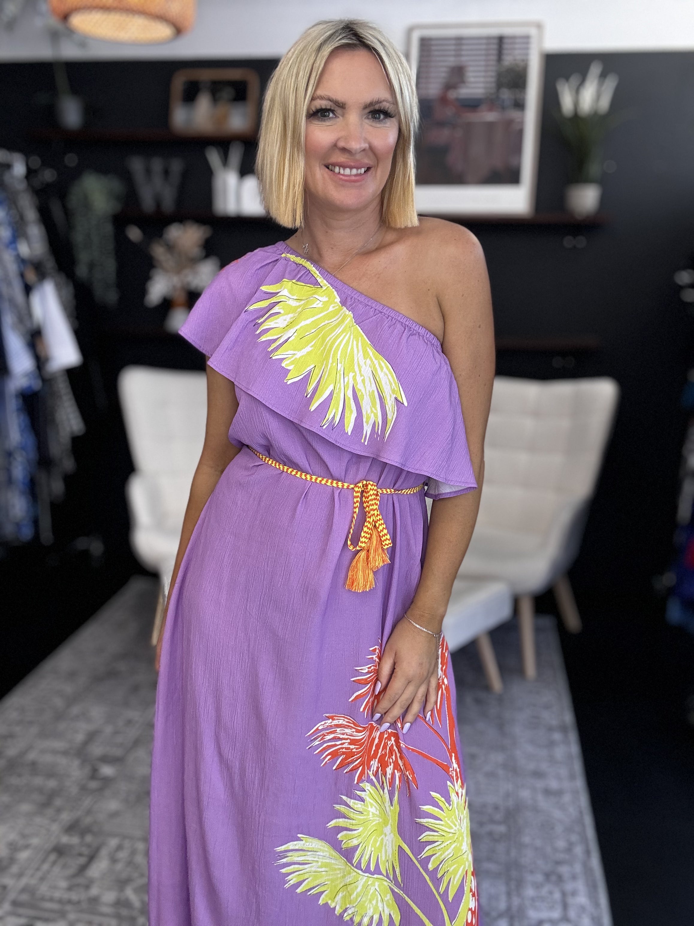 Lilac Flower Dress