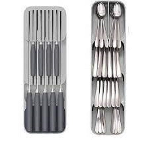 Compact Drawer Cutlery Organizer Tray