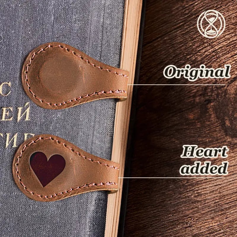 🔥Christmas Special Promotion 49% OFF -🎅 TimelessMark–Personalized Magnetic Leather Bookmark💥Buy 2 Get Free Shipping💥