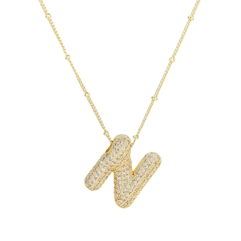 Minimalist Letter 304 Stainless Steel Pendant Necklace