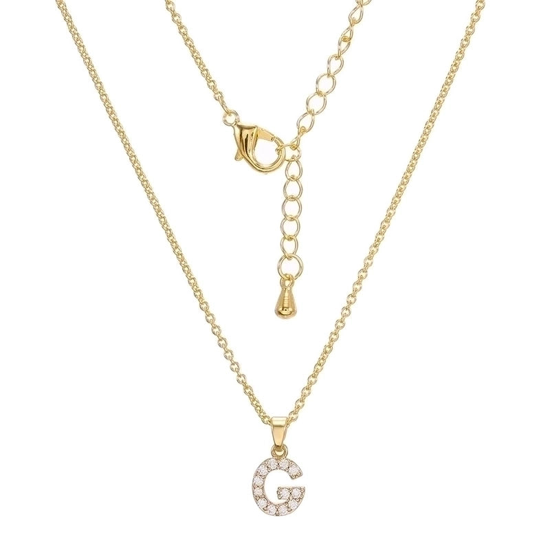 Brass Cable Chain Letter Necklace