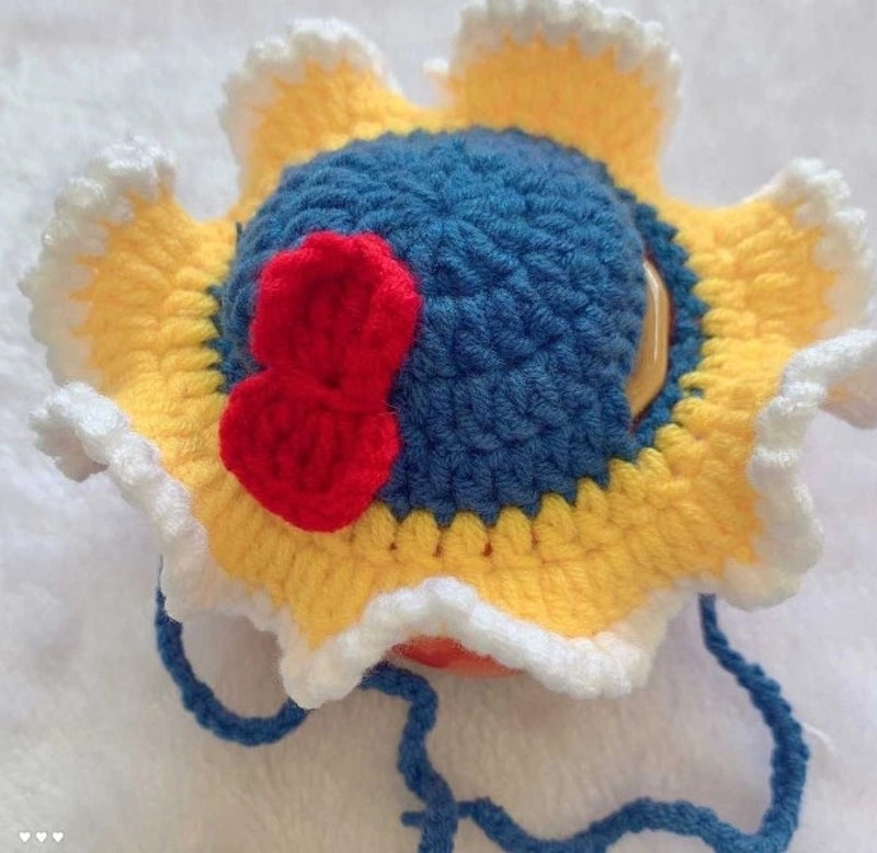Cute Acrylic Cartoon Pet Hat