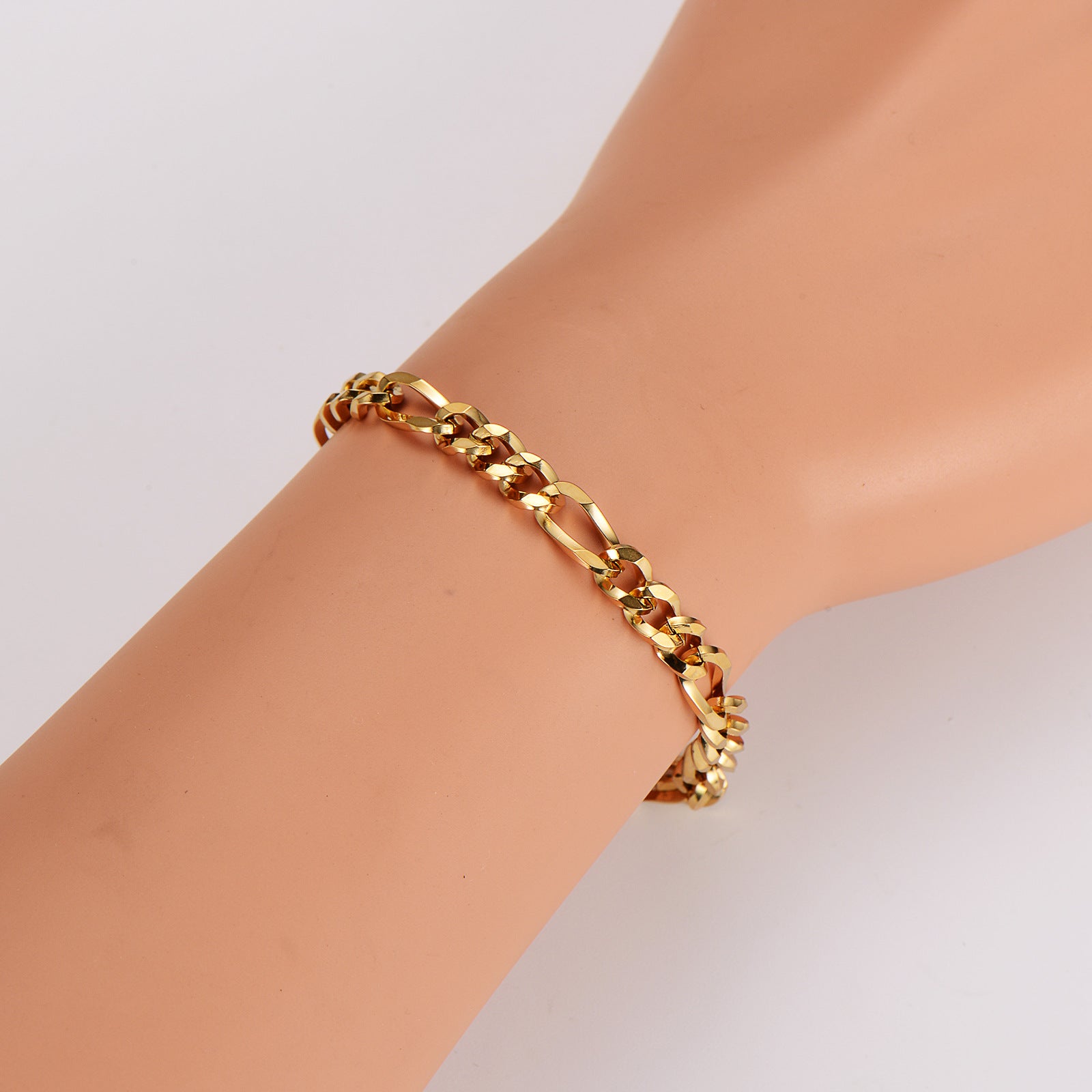 Aml Men'S Stainless Steel Bracelet Fashion 5.5Mm 3:1 Twist Square Chain Simple Personality Versatile Jewelry