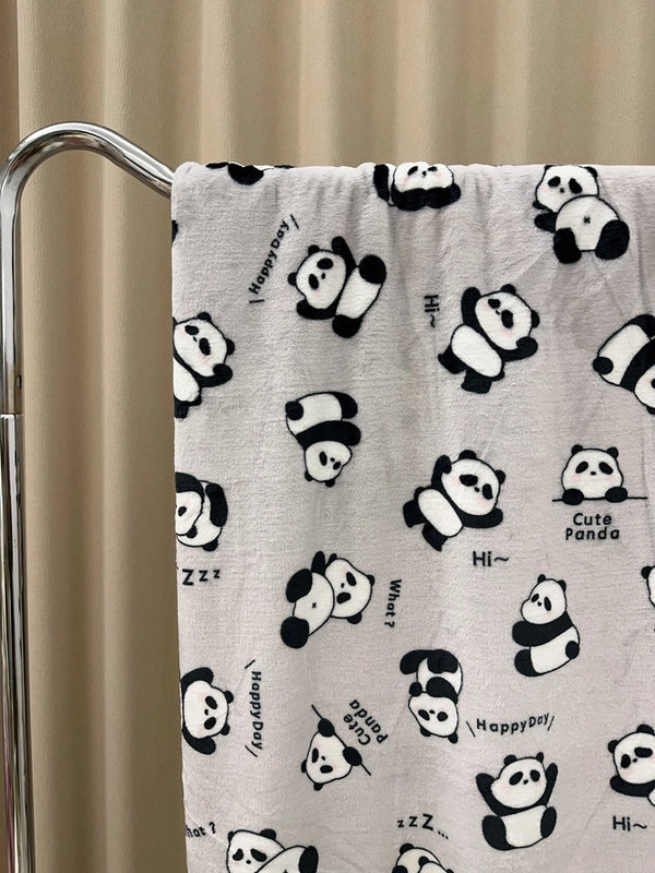 In Stock | Style Autumn And Winter Thickened Cartoon Crayon Small New  Casual Plush Blanket Dormitory Bed Sheet