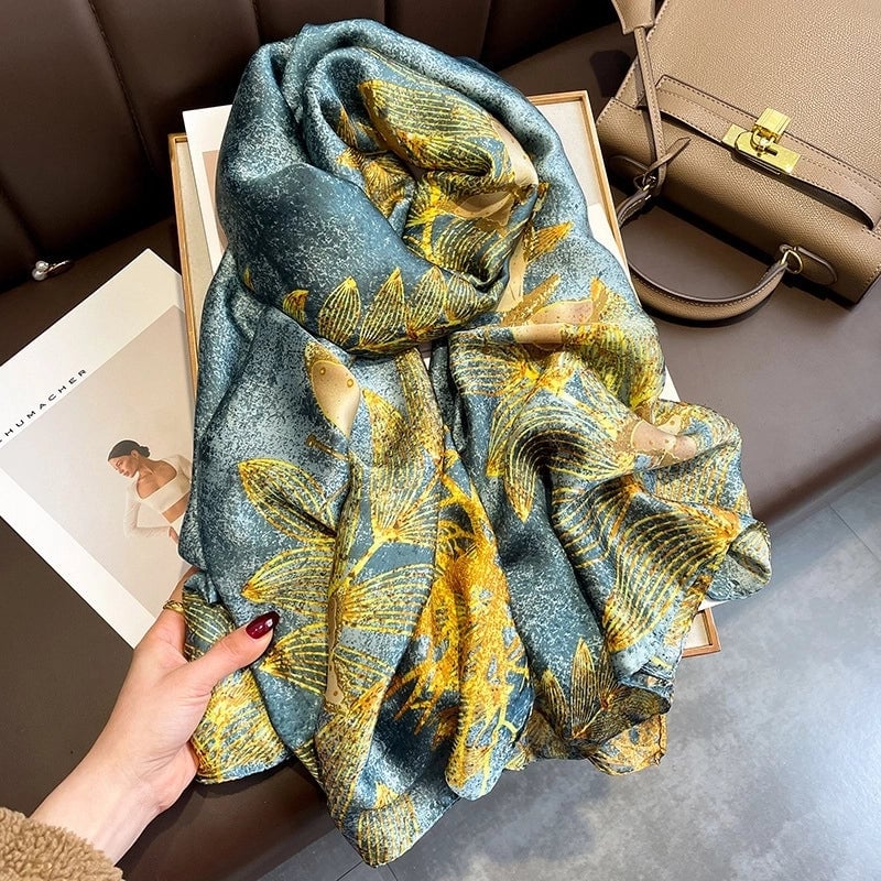 Fashion Silk Scarf (707 Main Color) Nhcj0164-707 Main Color